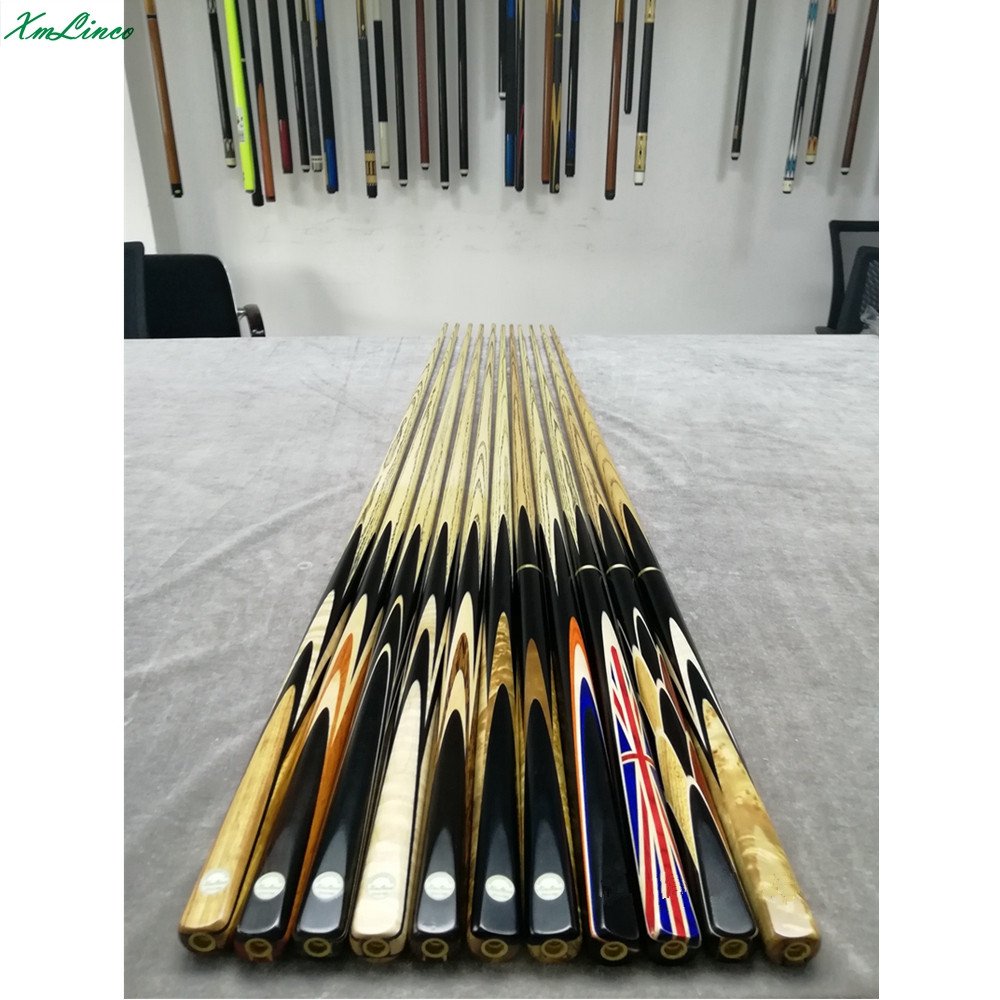 Xmllinco hotsale handmade inlay snooker cues