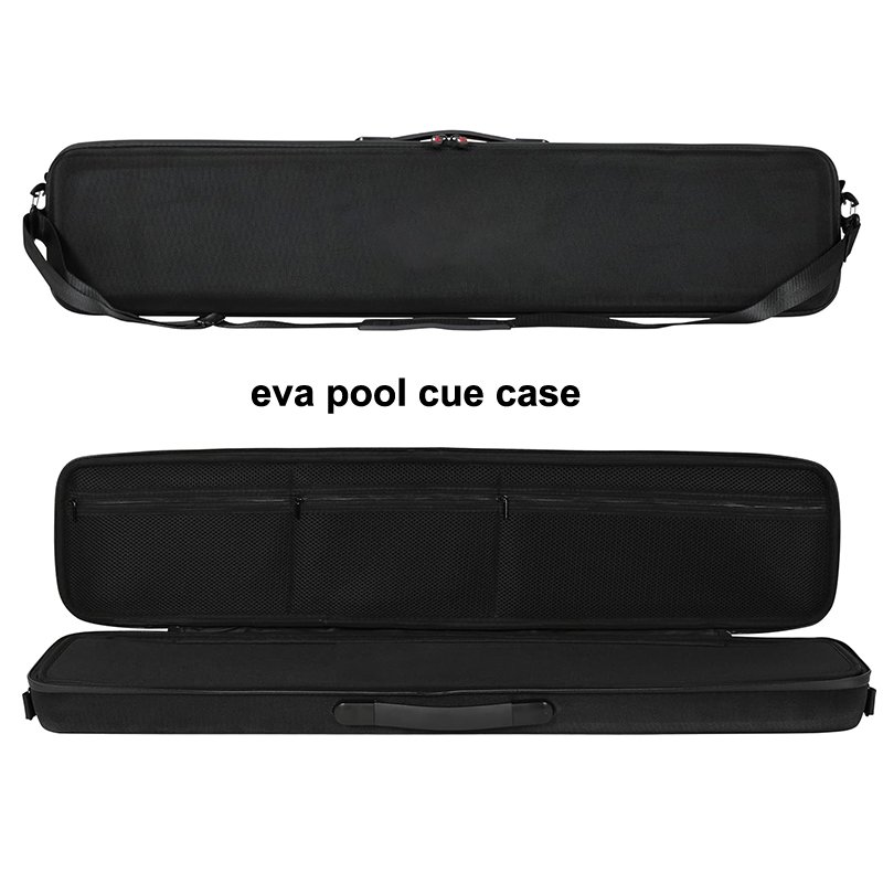 SIYOU China factory hard nylon 600d pool cue stick case custom 3 butts stand up billiard pool snooker cue stick carry case