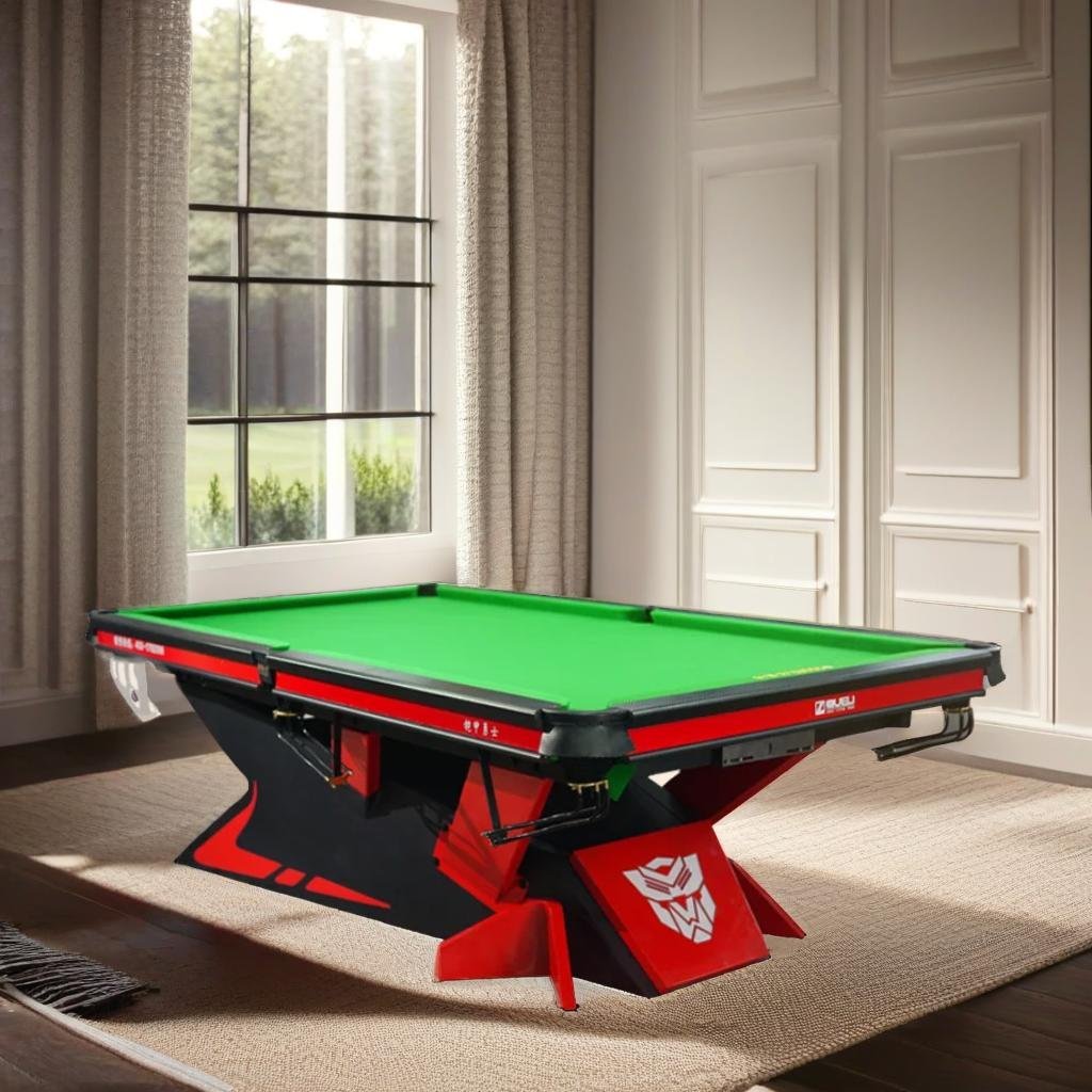 High appearance club billiards table new steel structure bluestone Chinese black eight ball table