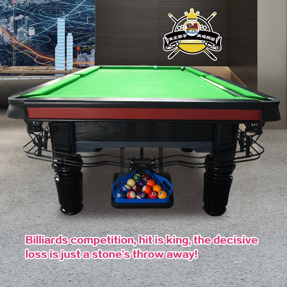 Wholesale professional solid wood cushion English billiard table 8ft snooker table for sale