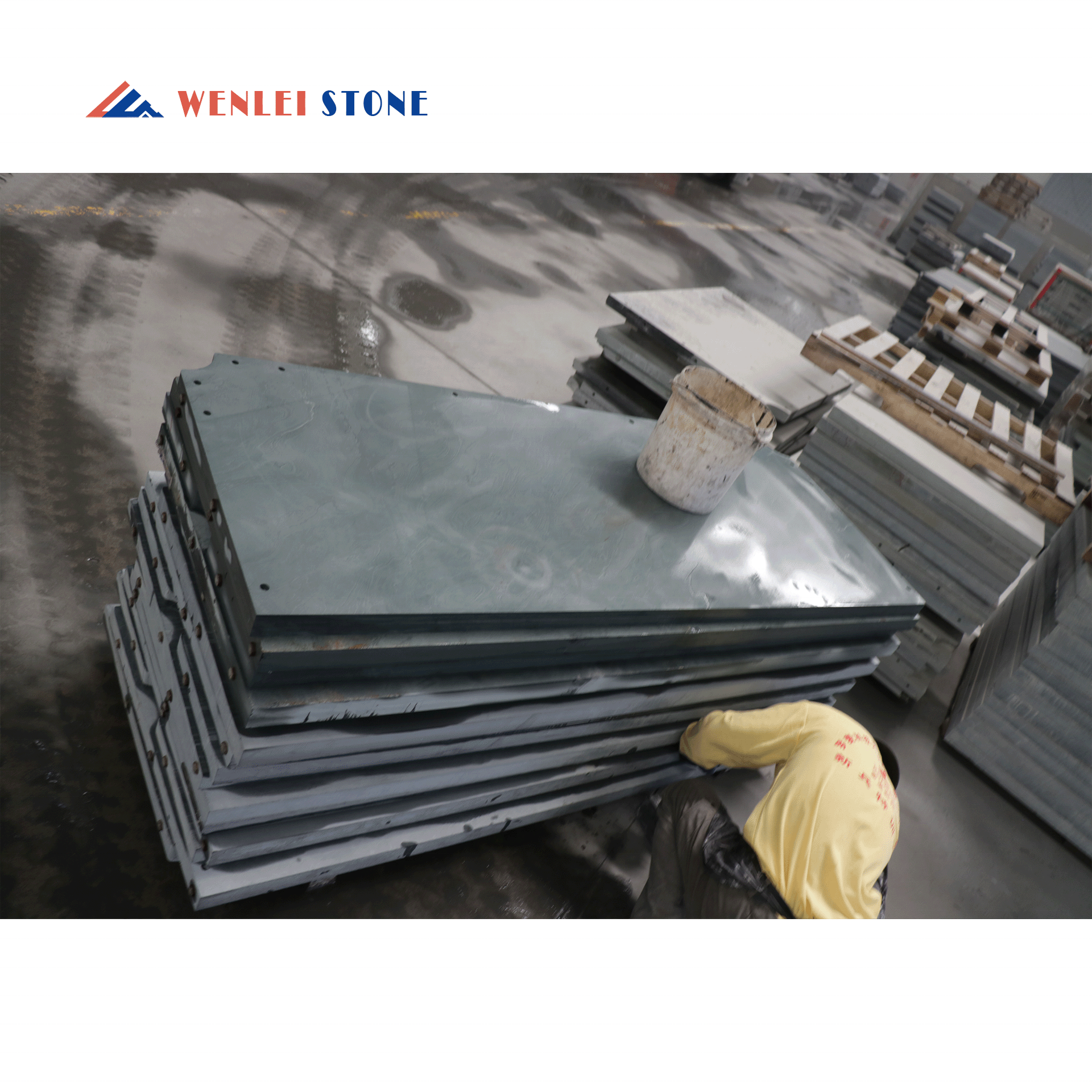 High Quality Natural Stone Slab 5 Pieces Of Billiard Table Polished Slate 12 Feet Of Slate For Snooker