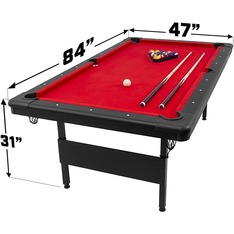 Cheap Indoor household 7 foot folding billiards table portable pool table