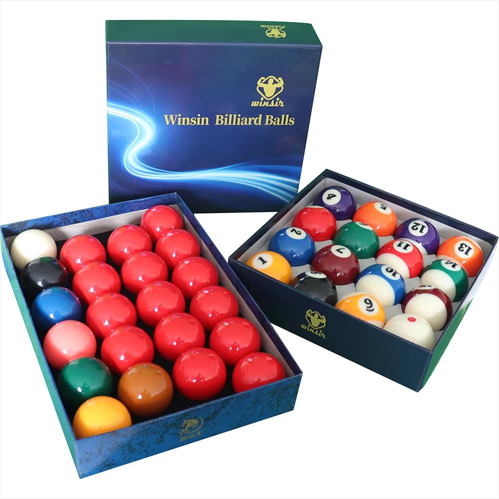High-Quality Billiards Equipment Gold Medal Pool Table 3A Grade Large 57.2mm Snooker & Billiard Balls Set