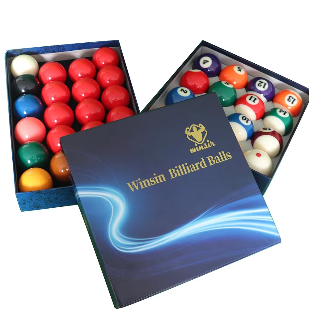 High-Quality Billiards Equipment Gold Medal Pool Table 3A Grade Large 57.2mm Snooker & Billiard Balls Set