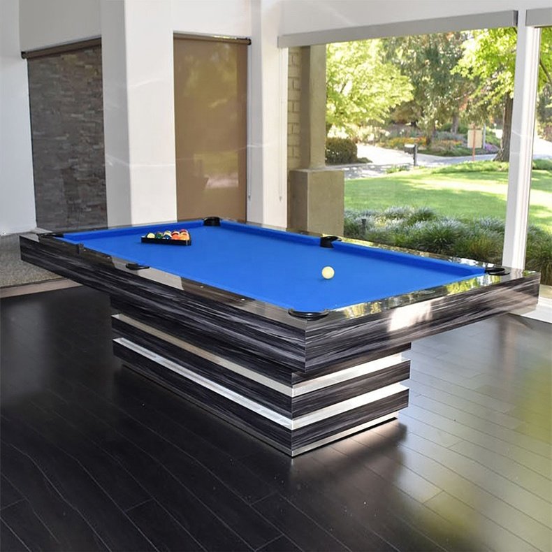 Xingsheng 2024 new design snooker table, 15 year factory modern luxury style slate billiards table