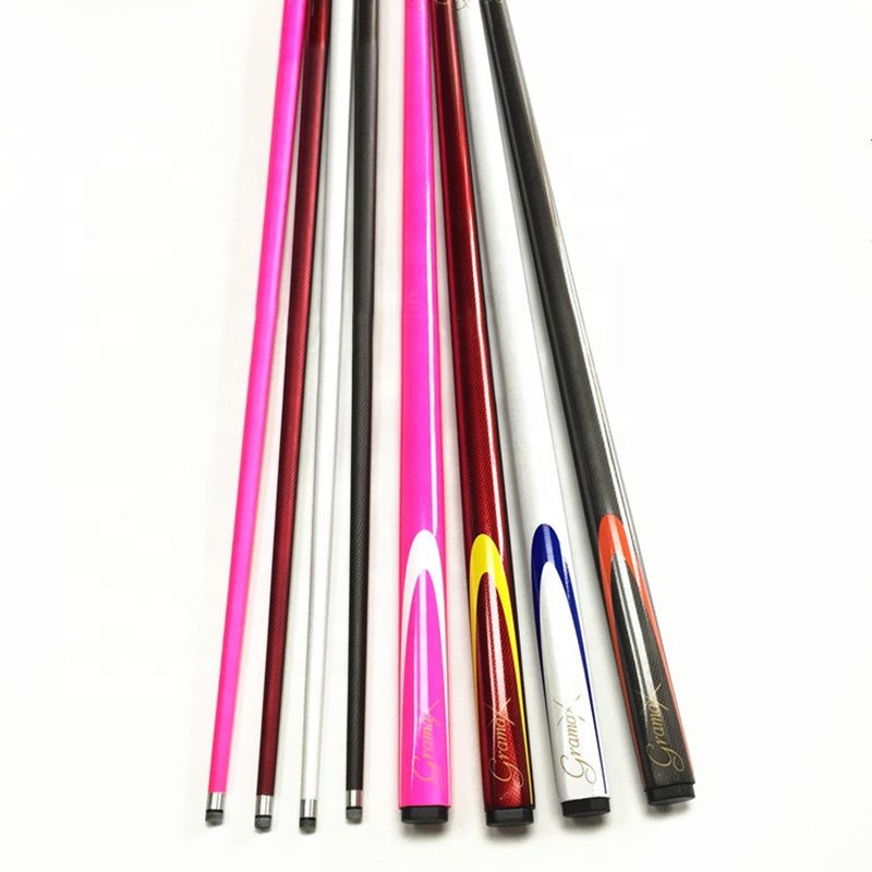 Discount Sales Superior Quality 1/2 Center Joint Snooker Carbon Fiber Billiard Cue for Sale