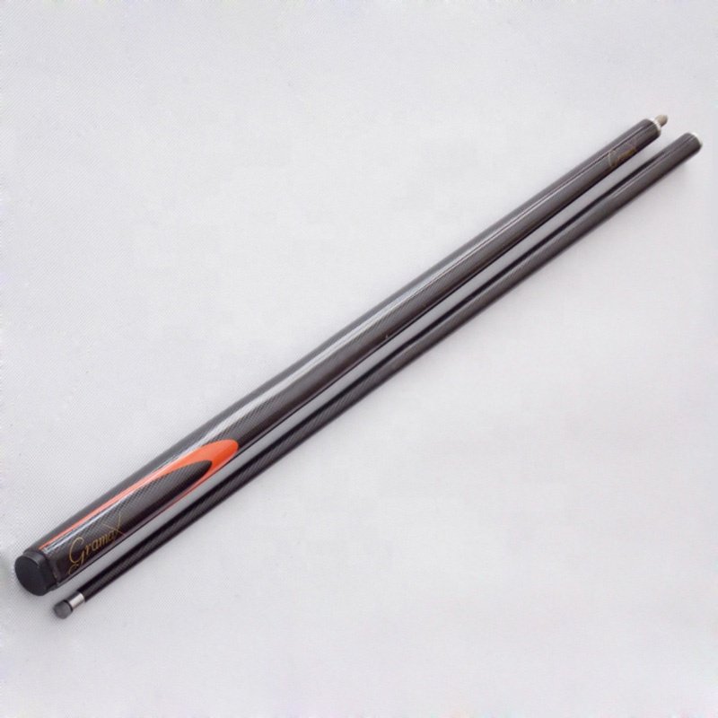 Discount Sales Superior Quality 1/2 Center Joint Snooker Carbon Fiber Billiard Cue for Sale