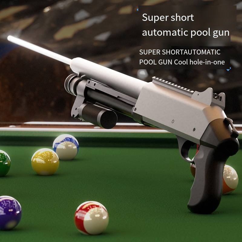 KOUYIKOU 2024 NEW MODEL fun Gun pool cue board game competition game puzzle educational toy Snooker gun toy for adult and kid