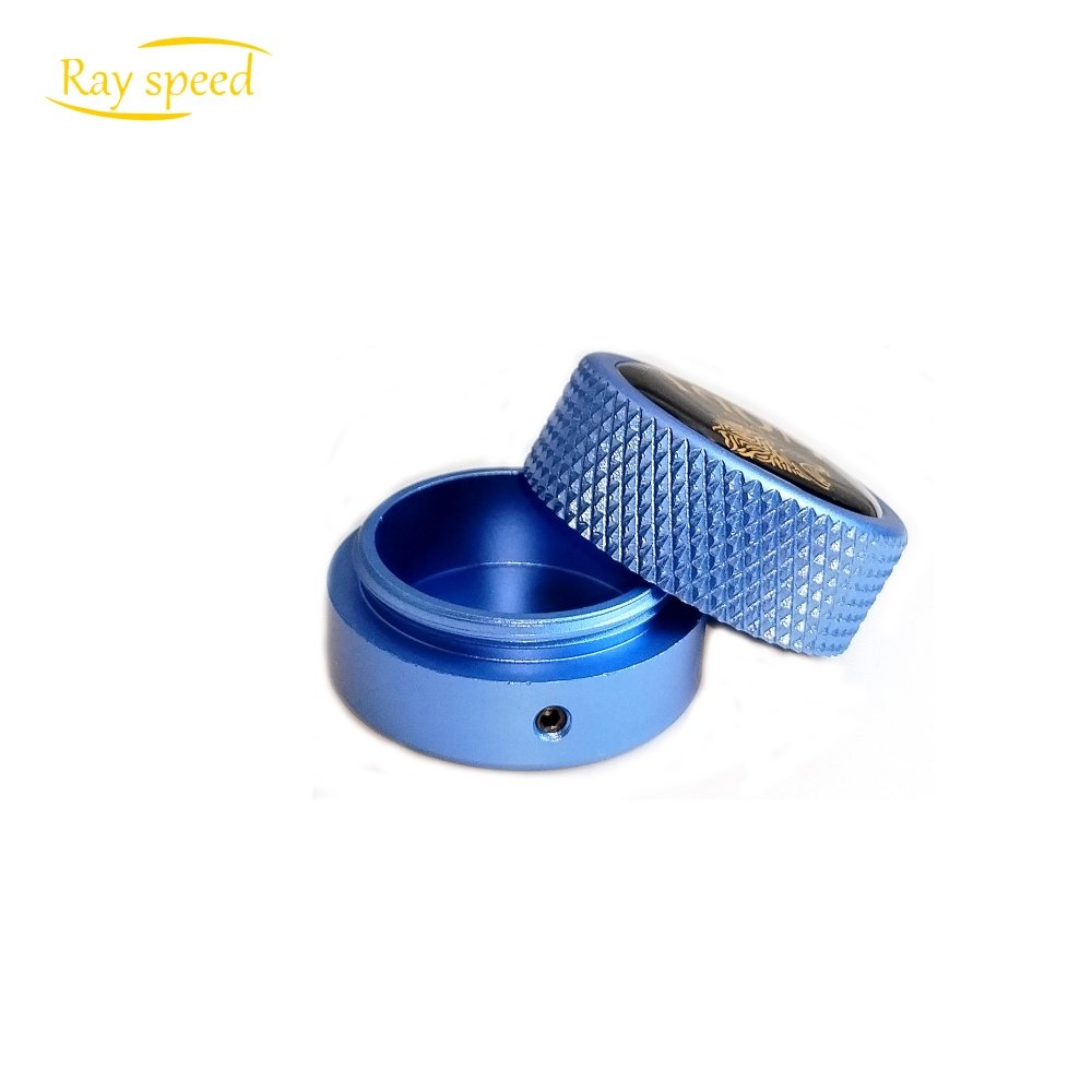 Rayspeed Pool Cue Chalk Holder-Portable Round Cue Chalk Holder for Billiard Cue Billiard Snooker Accessory Non-magnetic