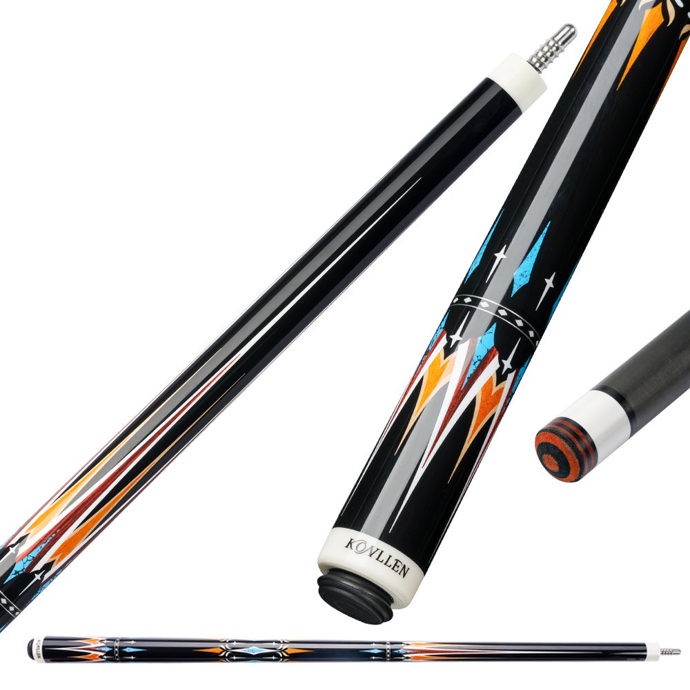 KONLLEN advanced black technology carbon fiber cue 12.5mm nine-ball private cue