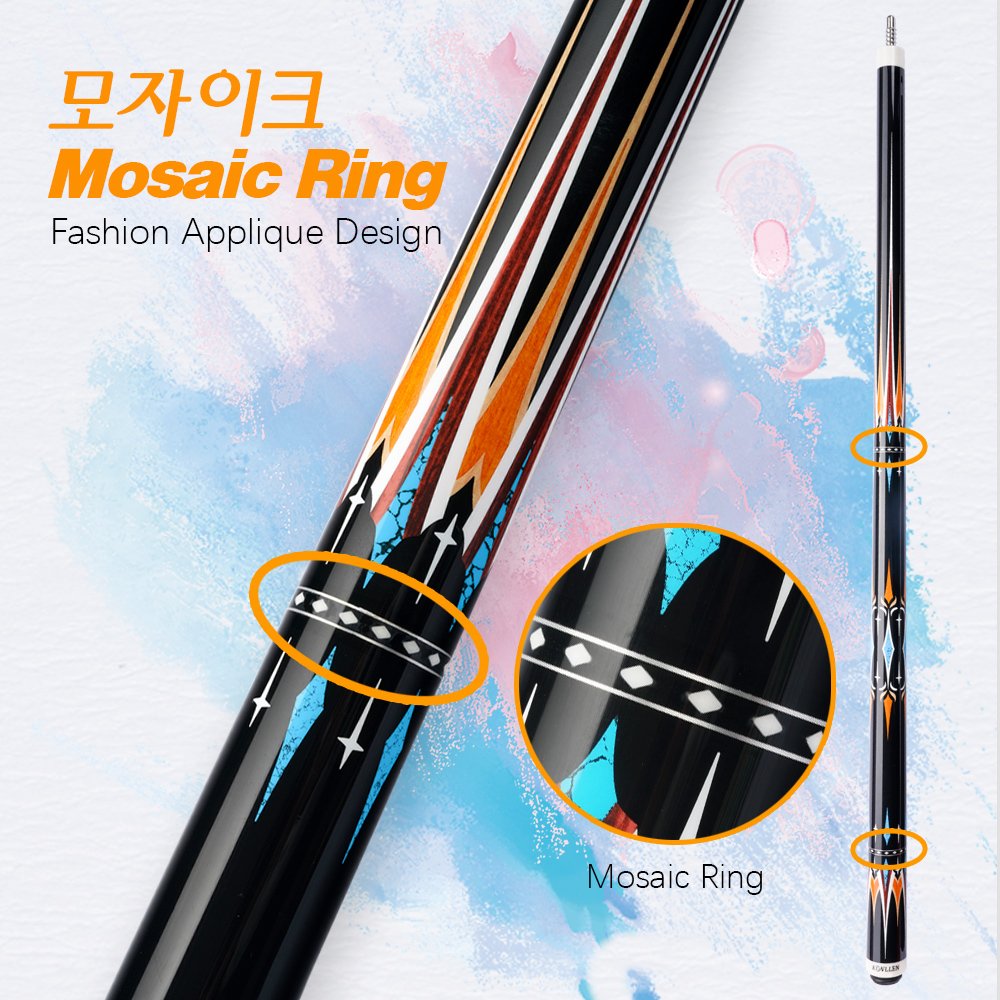 KONLLEN advanced black technology carbon fiber cue 12.5mm nine-ball private cue