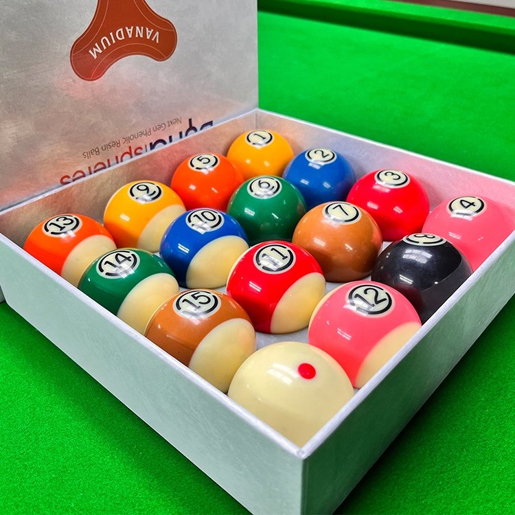 Tournament Quality Regular Size 57.2Mm Complete 16 Balls Pool Ball Billiard Table Accessories Snooker Ball