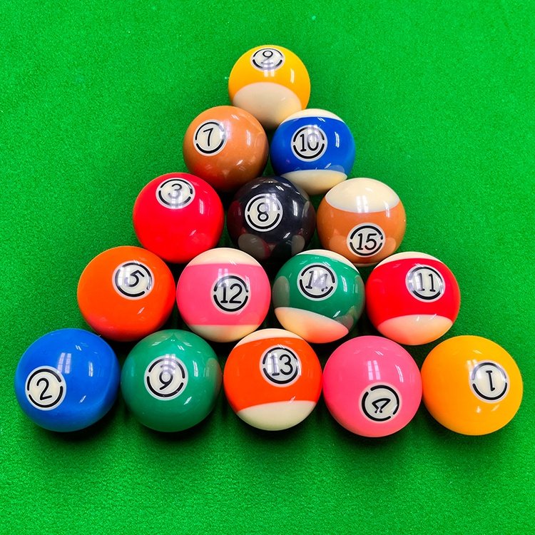 Tournament Quality Regular Size 57.2Mm Complete 16 Balls Pool Ball Billiard Table Accessories Snooker Ball