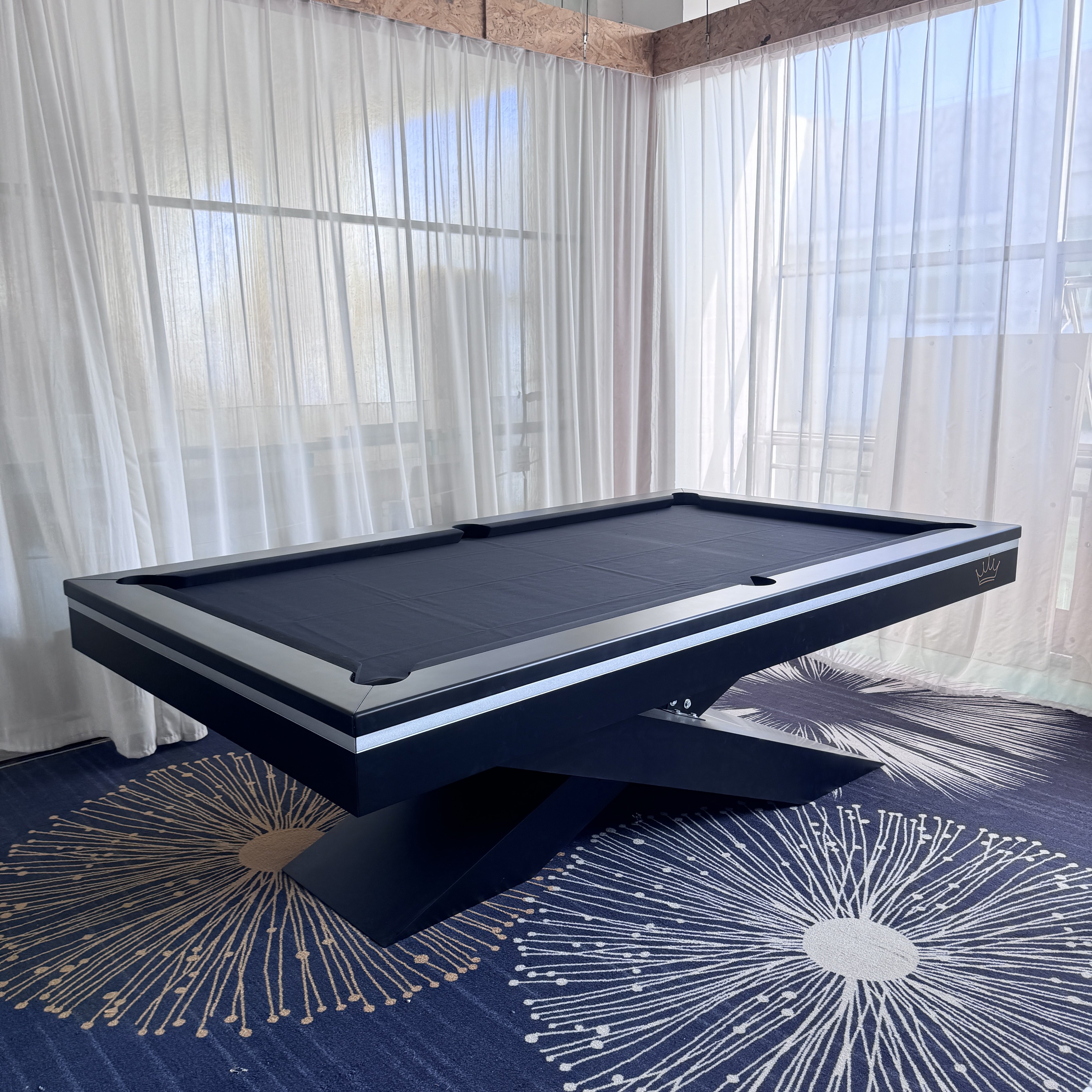 2024 Wanyaju Factory direct sale High-end customized billiard table automatic return system 7 ft 8 ft 9 feet snooker pool table