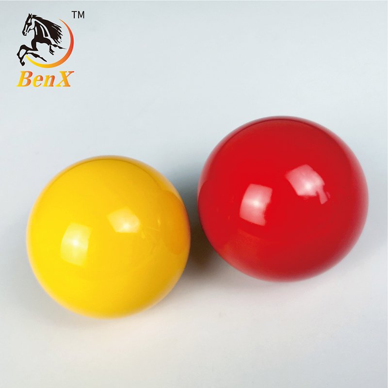 Benxiao Billiard Casino Pool Balls Yellow&Red balls 48mm B grade customize