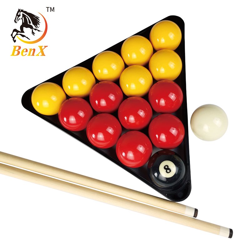 Benxiao Billiard Casino Pool Balls Yellow&Red balls 48mm B grade customize