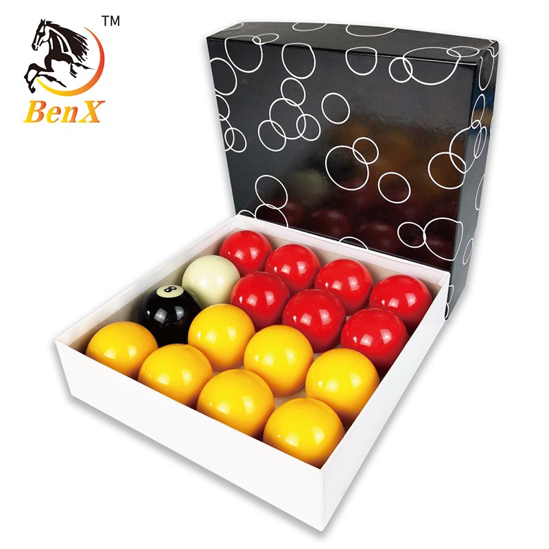 Benxiao Billiard Casino Pool Balls Yellow&Red balls 48mm B grade customize