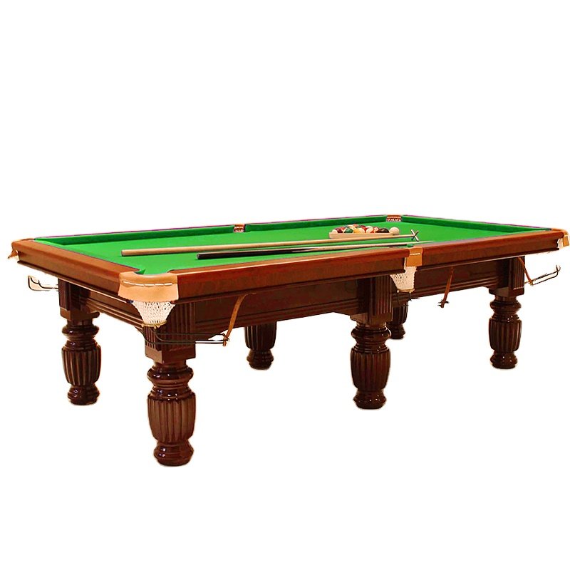 High quality solid wood frame stone slates 9 balls snooker billiards pool table for sale
