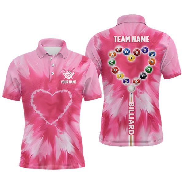 High quality Factory Wholesale 3d Sublimation Printing Custom Pool Team Men Jerseys Professional Billiards Polo Shirt