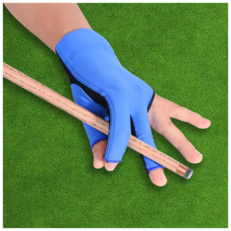 HBG 1076 hot selling elastic breathable snooker gloves with discounted prices and fast delivery billiards gloves