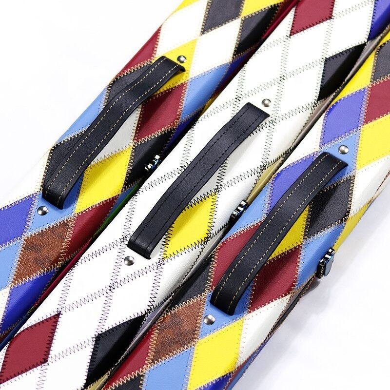 Factory directly price High Quality PU Leather 3/4 Billiard Snooker Cue Case Rod Bags For Sale