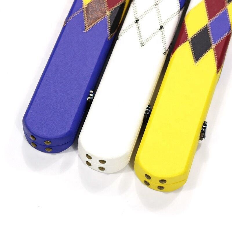 Factory directly price High Quality PU Leather 3/4 Billiard Snooker Cue Case Rod Bags For Sale