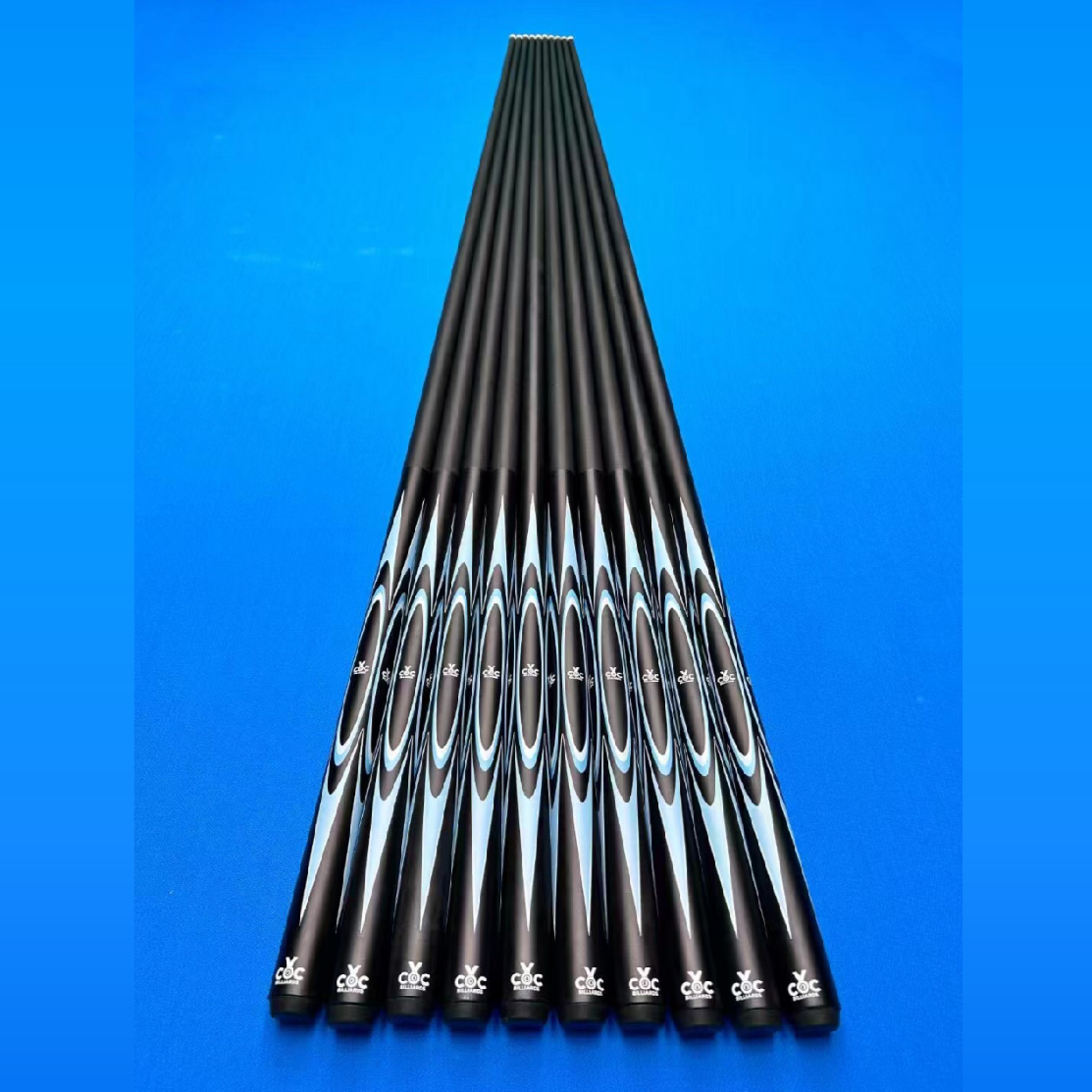 Professional Billiard Player Carbon Fiber 58" Pool Billiard Cue Stick Black technic Snooker Carbon Pool Cue