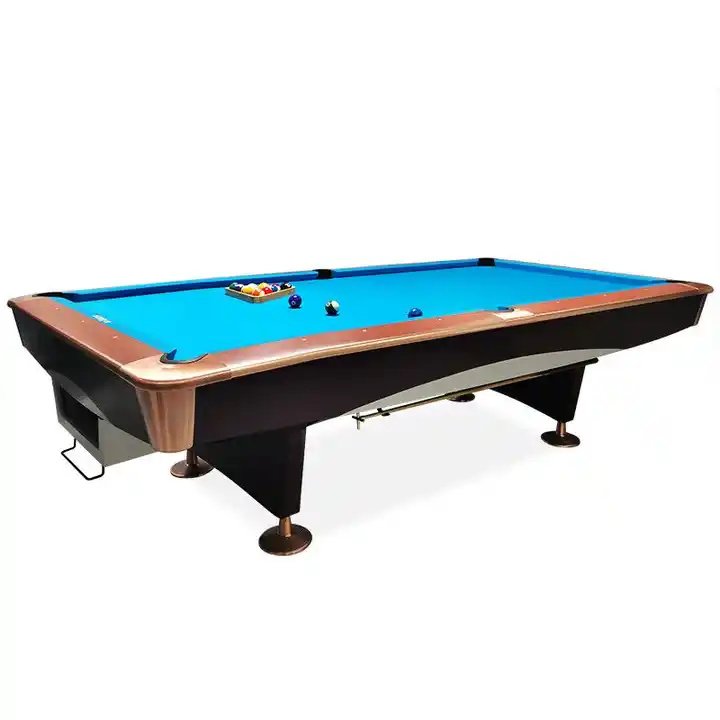 Most Popular 6FT MDF Snooker Pool Billiard Table Custom Size Modern Style Green Cloth Rubber Cushions Wood Metal Legs Cues Sale