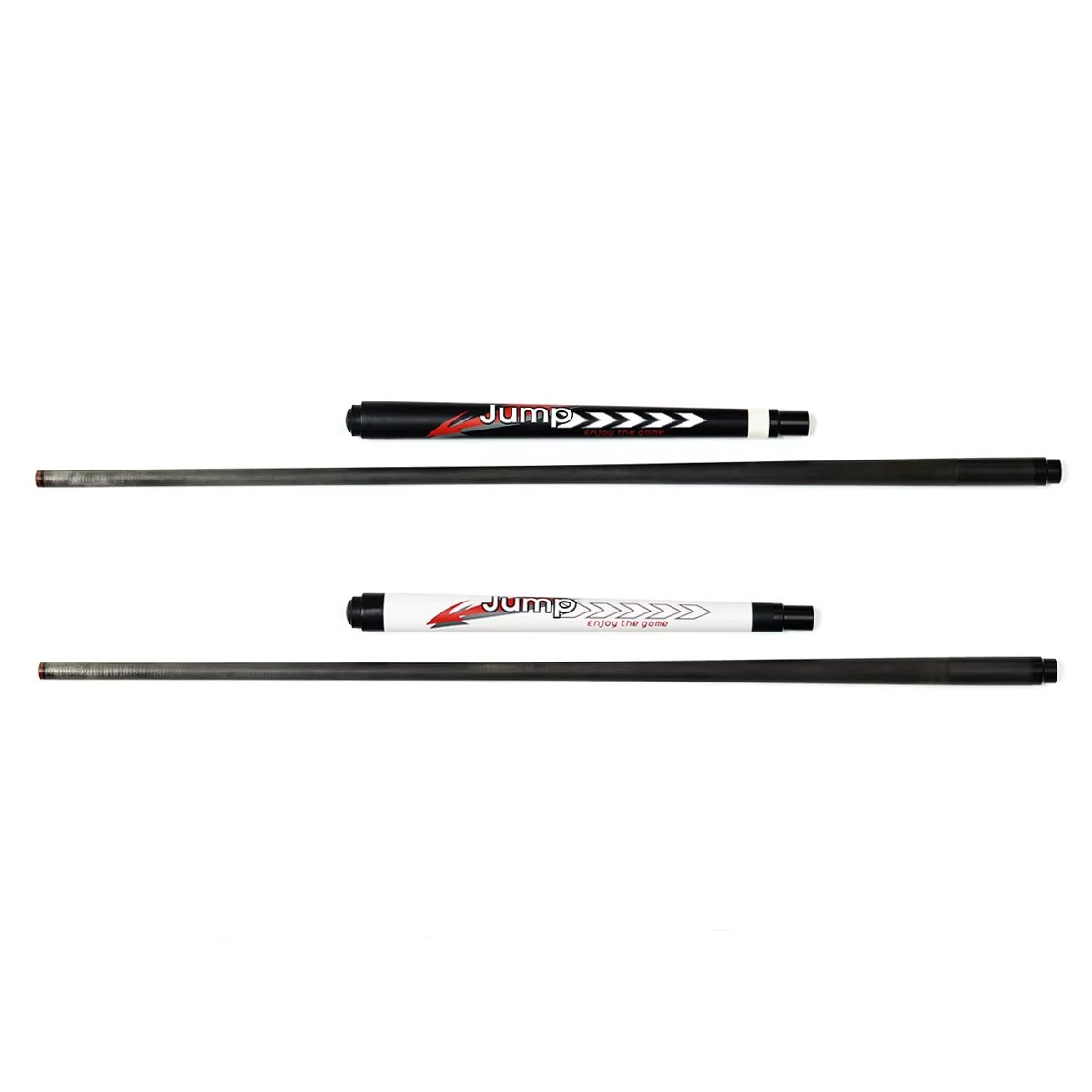 TQG-94 New Model Handmade Carbon Fiber Shaft Jump Cue Pool Uni-Lock Steel Joint 9mm Tip Maple Fiberglass Butt Sleeve Leather