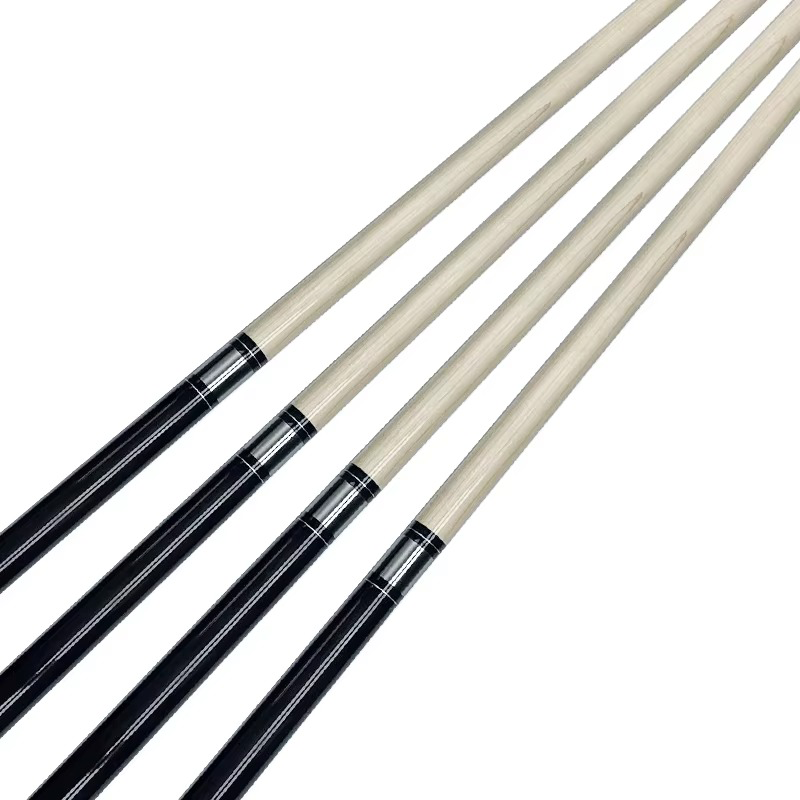 142cm Punch and Jump Pool Cue 3-Part 14mm Snooker Cue 56inches with Carbon Fiber Butt Sleeve