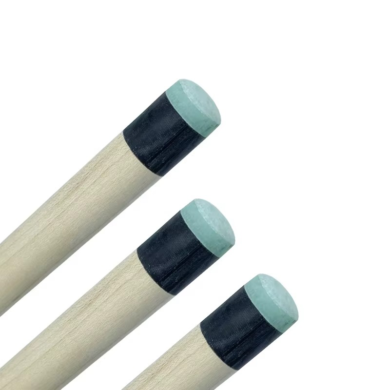 142cm Punch and Jump Pool Cue 3-Part 14mm Snooker Cue 56inches with Carbon Fiber Butt Sleeve