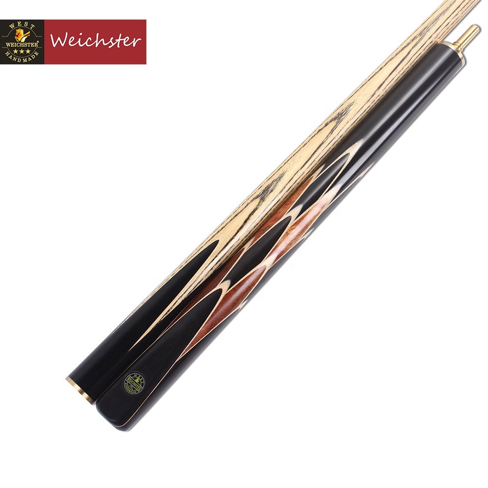 Weichster High Quality Handmade 24 spliced African Ebony Snooker Cue Stick
