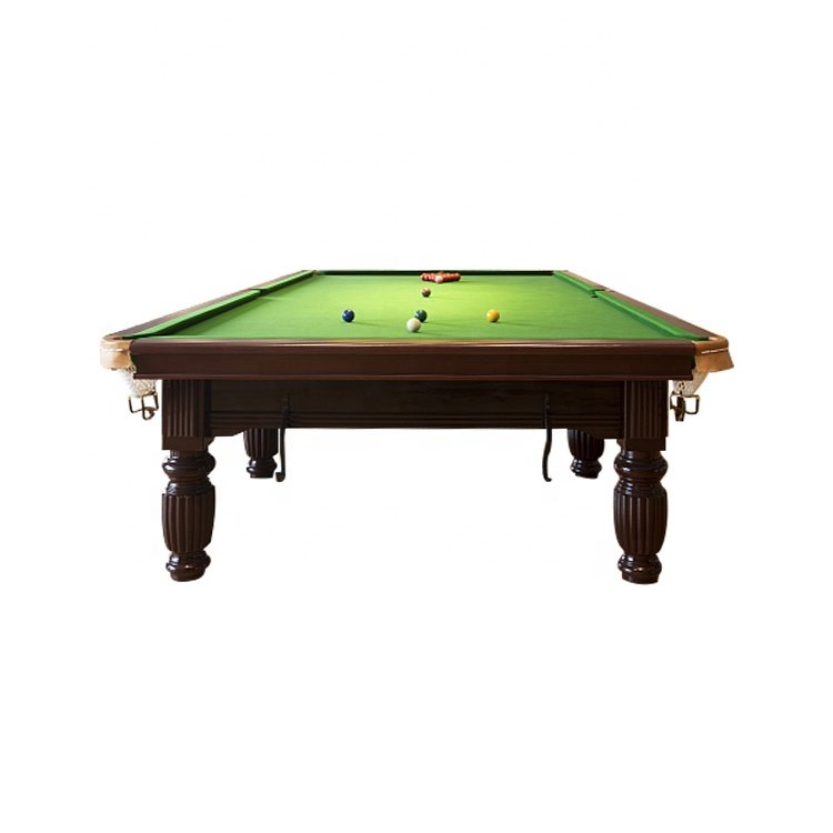 High Quality 12ft Snooker & Billiard Table Solid Wood Legs Professional Game Table