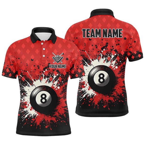 Custom Billiards Shirt snooker Billiards Jersey High Quality Billiards Club Shirt Custom Mens Shirts Sublimation