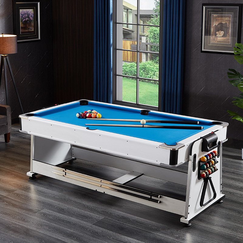 Multi Functional Snooker Billiard 4 in 1 Swivel Pool Table Game Table In Stock