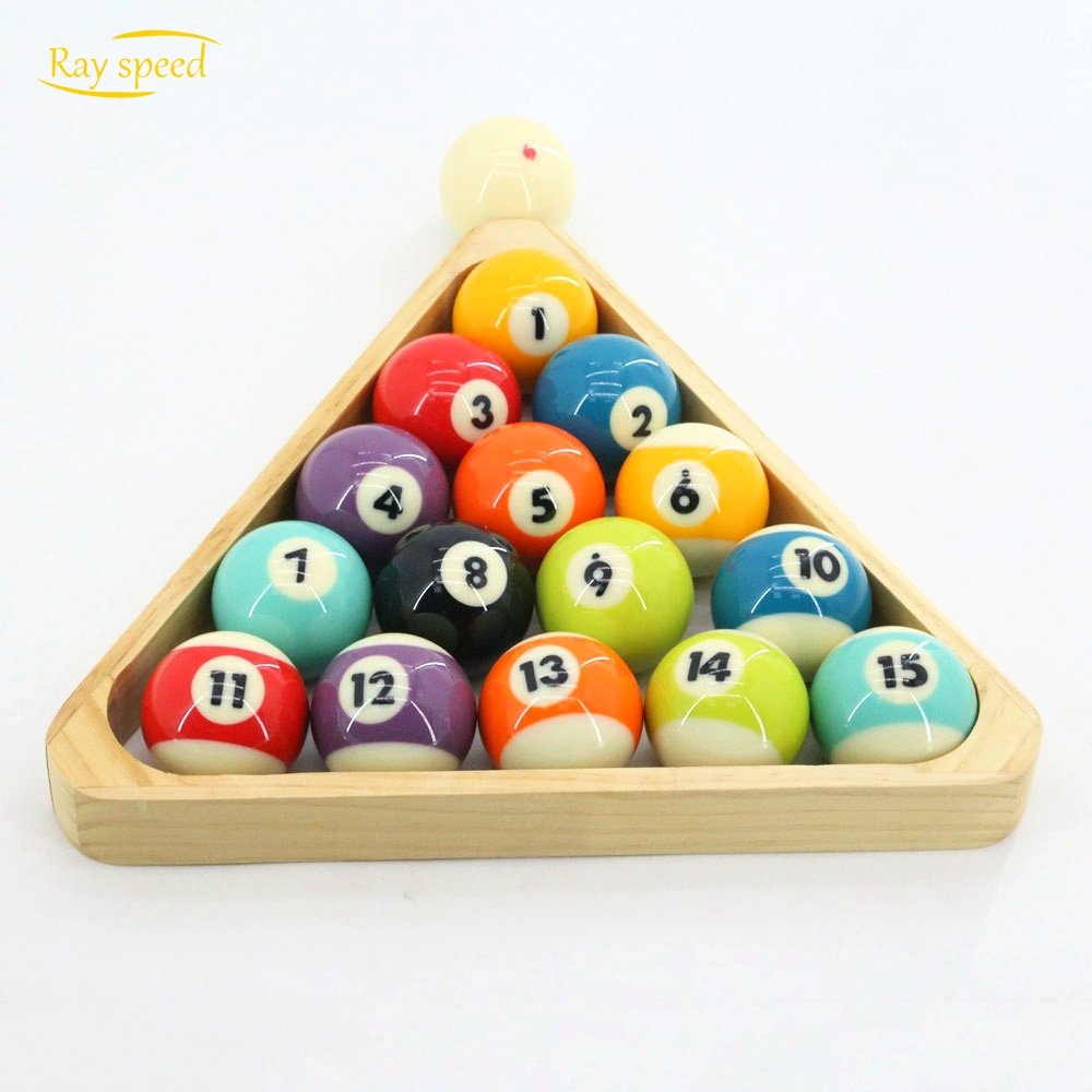 Rayspeed Billiard Ball Set Regulation Size 2-1/4 Inch American Style Pool Ball Set Complete 16 Balls Pool Table Accessories