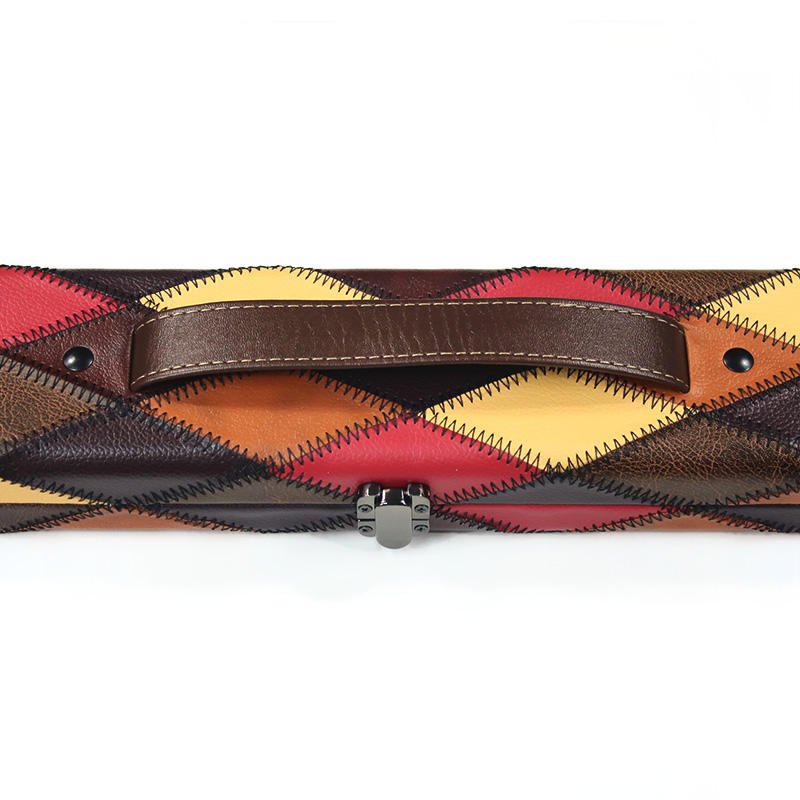 High Quality Leather one Piece Straight Billiard Snooker Pool Cue Stick Case for sale