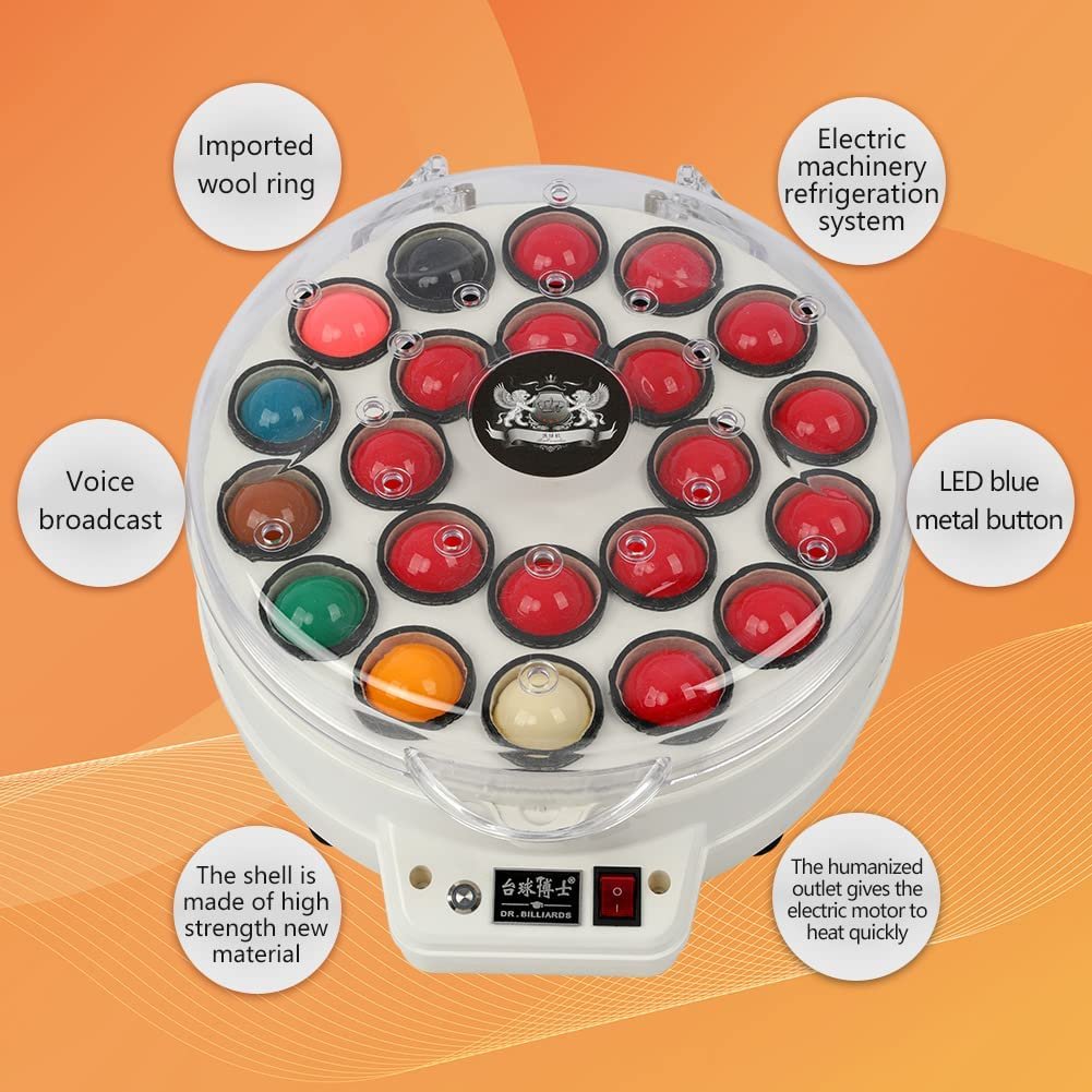 Popular Sale and High Quality 2 in 1 Functional American Billiards Pool 16 Balls or Snooker 22 Balls Polish & Clean Machine