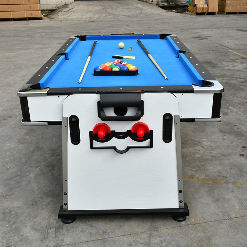 Factory Wholesale 4 In 1 7ft Multi Function Table Air Hockey Table Tennis With Dinning Top Snooker Billiard Pool Table