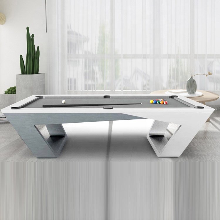 Konford New Fashion Pool Table Acrylic Plate Custom Indoor Style Sam Led Light Billiard 8 Korea 9 Ball Hotel Luxury Villa Table