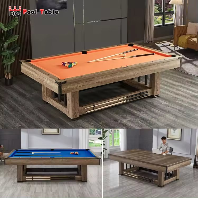 High Quality 3 In 1 Game Table Snooker Game Table Multi Game Billiard Pool Table For Sale