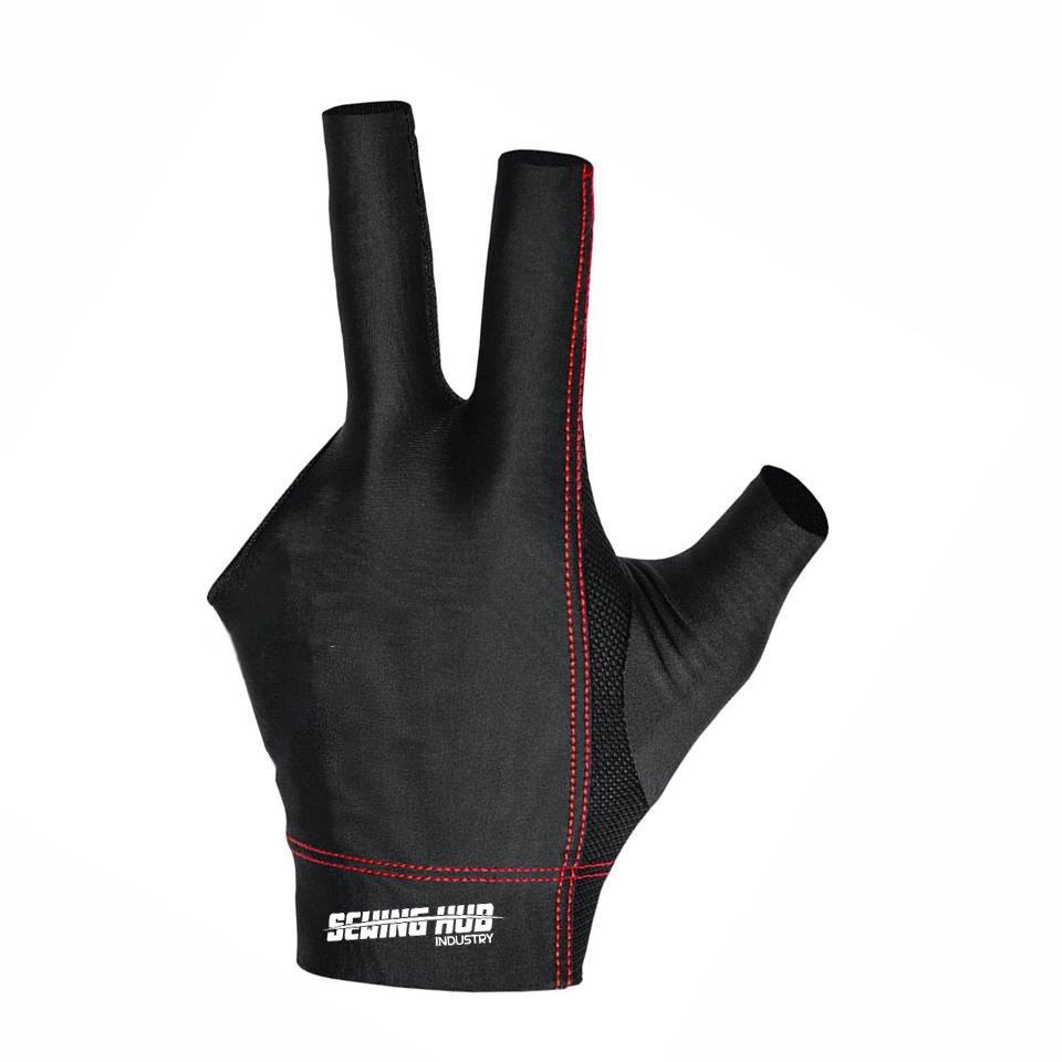 Gray Soft Breathable 3 Finger Billiard Gloves Left and Right Hand Non-Slip Snooker Billiard Gloves For Man And Woman half finger