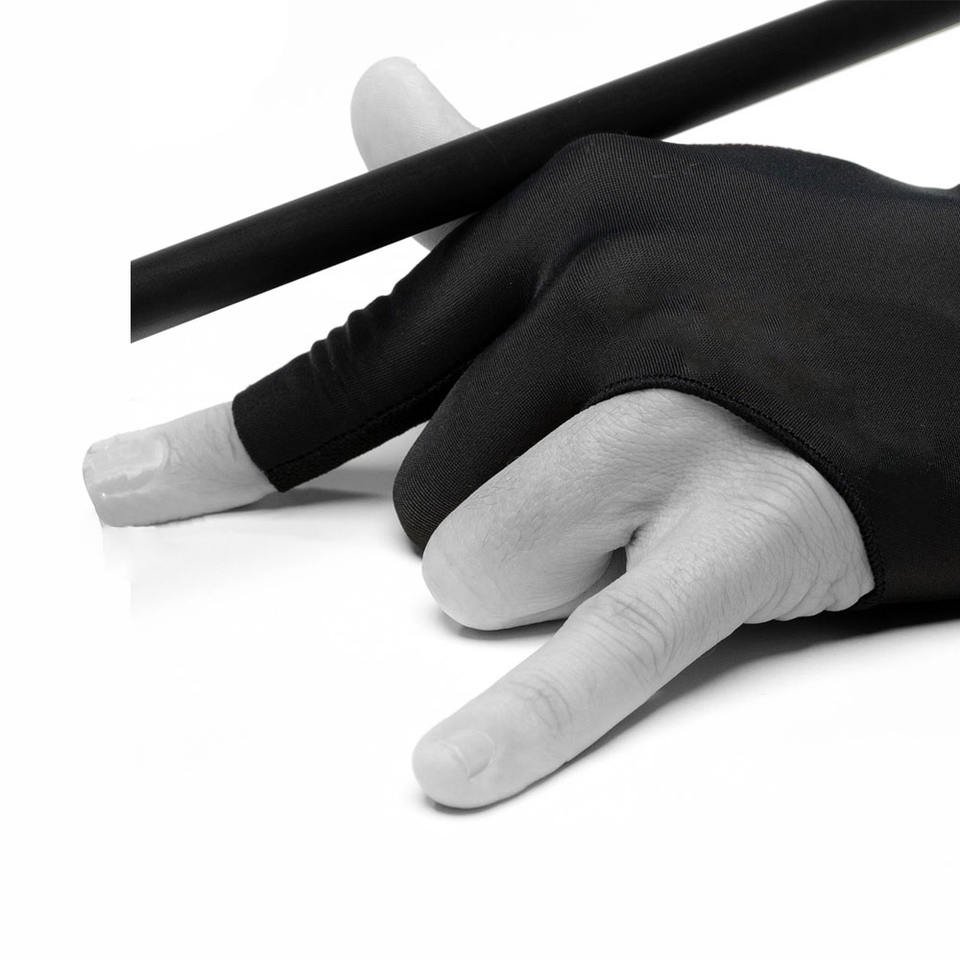 Gray Soft Breathable 3 Finger Billiard Gloves Left and Right Hand Non-Slip Snooker Billiard Gloves For Man And Woman half finger