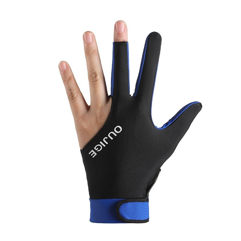 Breathable Custom Billiard Three Finger Gloves High Quality Custom 3 Fingers Snooker Gloves Anti Slip Billiard Gloves For Unisex