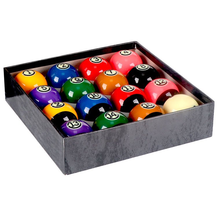 Superior Quality TV-Pro Black Kingkong Regular Size 2-1/4" 16 A Billiard Pool Ball Pool cue balls 16pcs Per Set