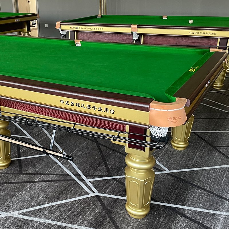 2024 SPKI factory direct sale 9ft customized Chinese black 8 ball billiard pool table for daily entertainment