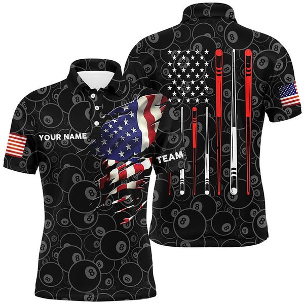 Wholesale Custom Sublimation Billiard Polo Shirts Jerseys Billiard Shirts For Team Design Logo Polo Snooker Shirt