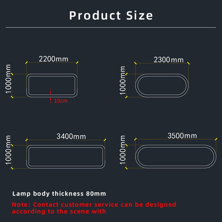Rectangle led billiard light Rgb snooker light acrylic billiard table light dimming with remote control pool table lamp