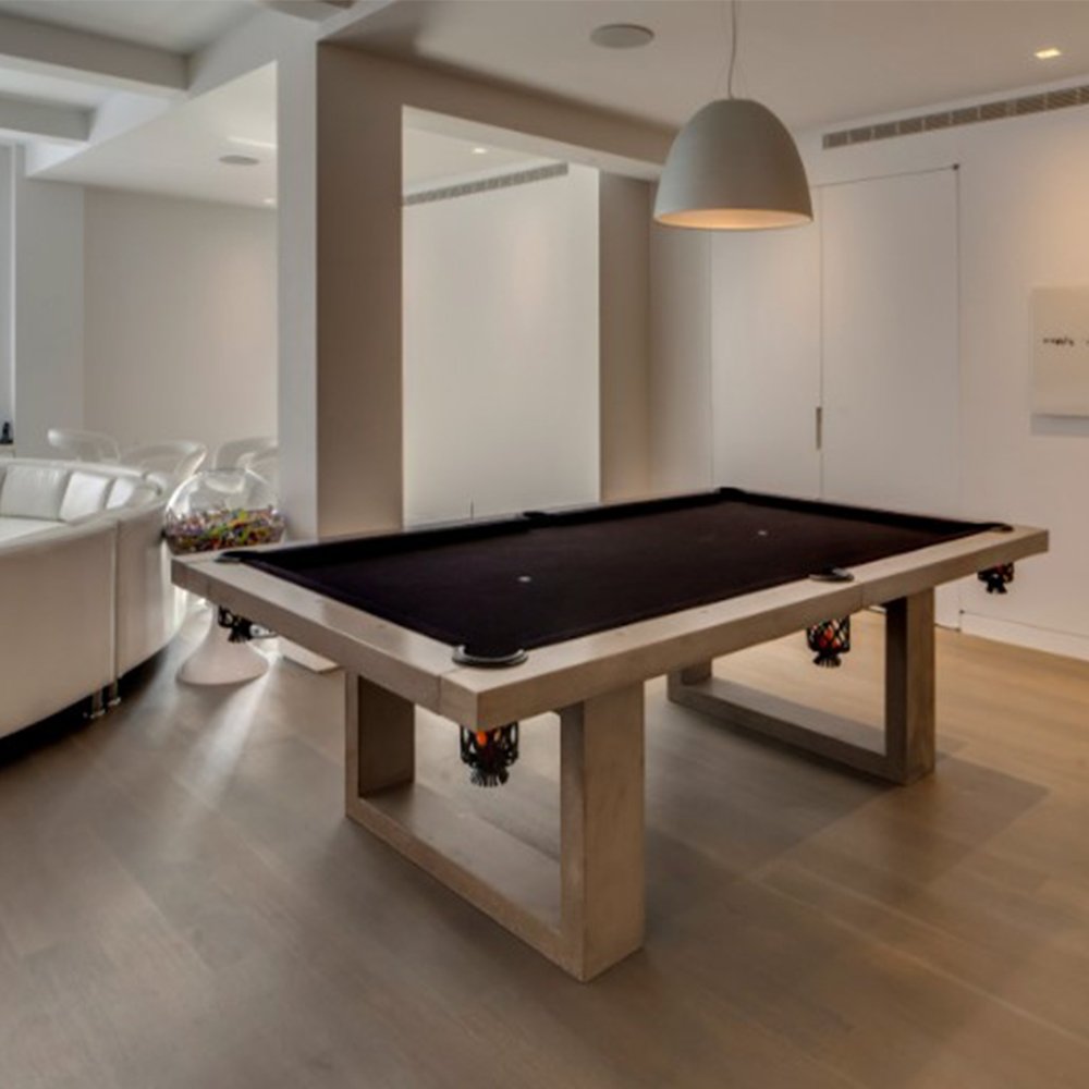 Luxury Modern Indoor Snooker Billiards Sports Table Interactive Comprehensive Pool Accessories PVC Custom Entertaining Athletics