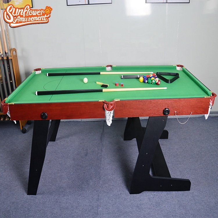 Game Machine For Game Center Amusement Equipment Folding Portable Standard Snooker Billiard Tables for Sale